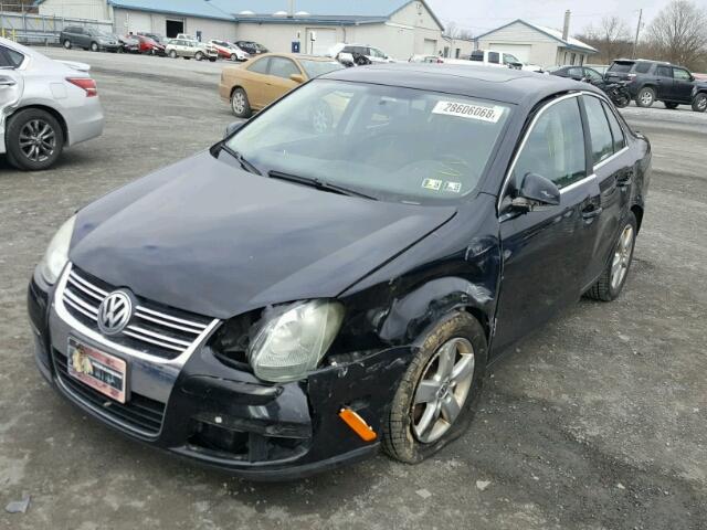 3VWRZ71K28M155225 - 2008 VOLKSWAGEN JETTA SE BLACK photo 2