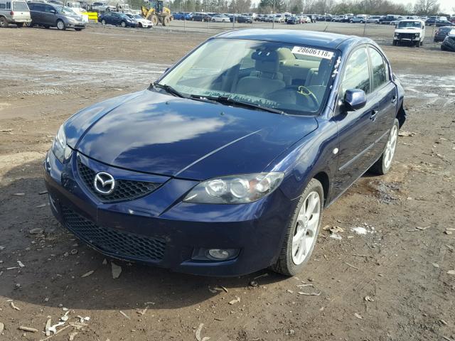 JM1BK32G791229264 - 2009 MAZDA 3 I BLUE photo 2