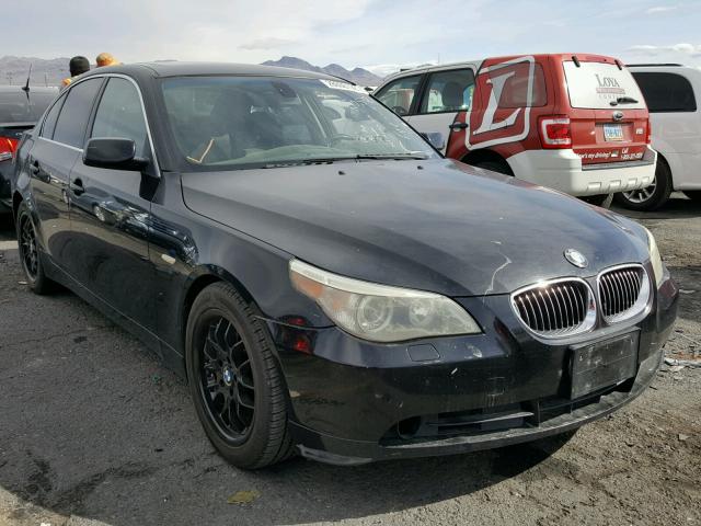 WBANE535X7CK92984 - 2007 BMW 525 I BLACK photo 1