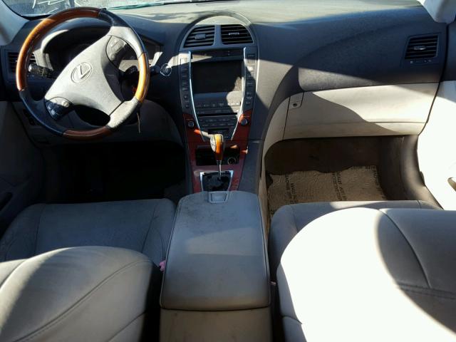 JTHBJ46G872006904 - 2007 LEXUS ES 350 BROWN photo 9