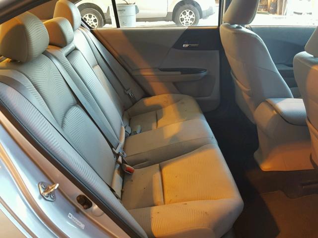 1HGCR2F39EA040242 - 2014 HONDA ACCORD LX SILVER photo 6