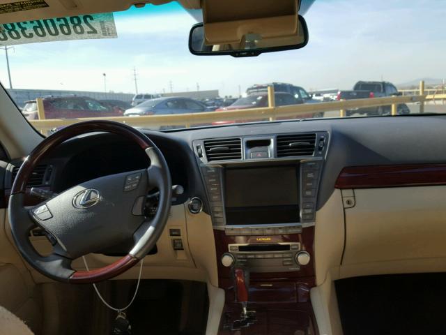 JTHBL5EF9A5095803 - 2010 LEXUS LS 460 WHITE photo 9