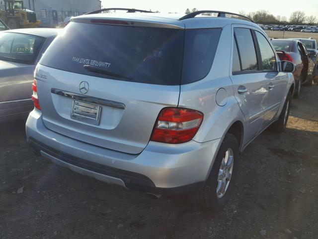 4JGBB86E16A089595 - 2006 MERCEDES-BENZ ML 350 SILVER photo 4