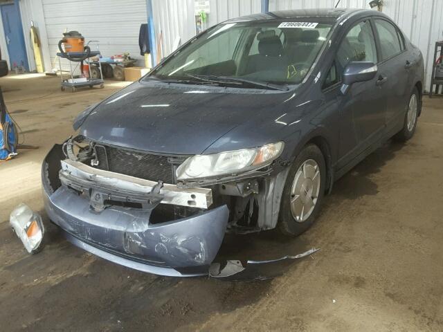 JHMFA36266S026759 - 2006 HONDA CIVIC HYBR SILVER photo 2