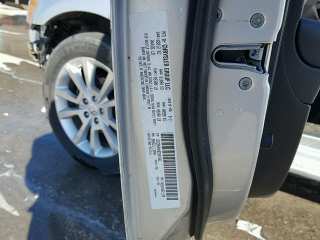 1B3CB5HAXBD241983 - 2011 DODGE CALIBER HE SILVER photo 10