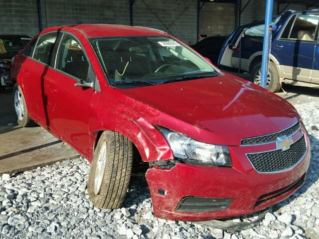 1G1PC5SB6E7459347 - 2014 CHEVROLET CRUZE LT RED photo 1