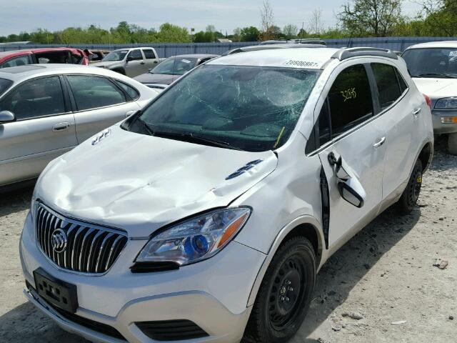 KL4CJASB1GB538066 - 2016 BUICK ENCORE WHITE photo 9