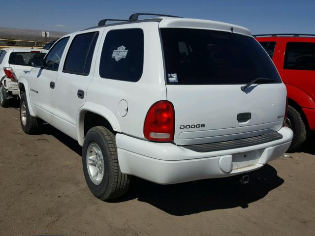 1B4HS28YXWF226939 - 1998 DODGE DURANGO WHITE photo 3