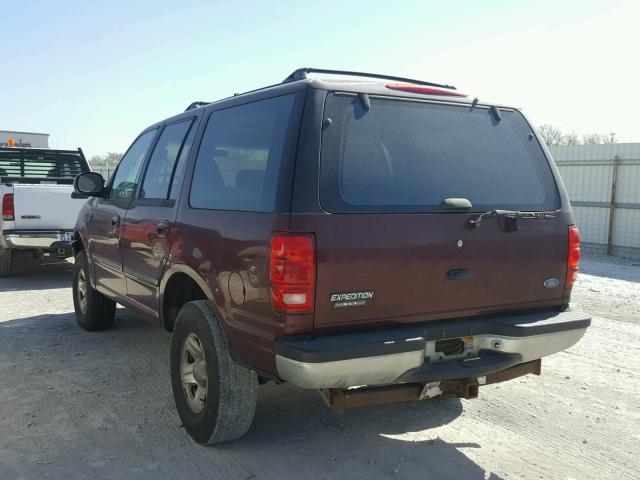 1FMFU18LXVLB09909 - 1997 FORD EXPEDITION RED photo 3