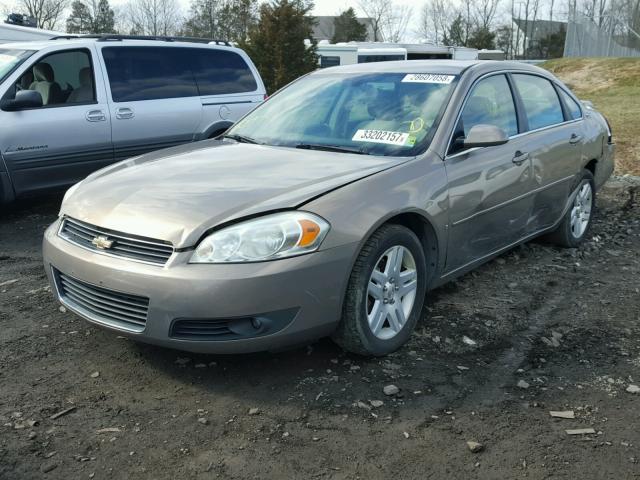 2G1WC581769173131 - 2006 CHEVROLET IMPALA LT BROWN photo 2