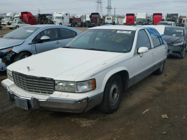 1G6DW52P8RR700173 - 1994 CADILLAC FLEETWOOD WHITE photo 2