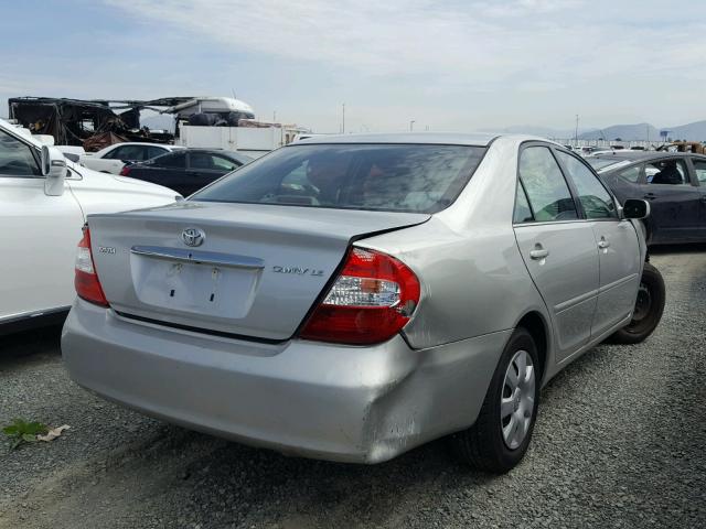 4T1BE32K03U716853 - 2003 TOYOTA CAMRY LE SILVER photo 4