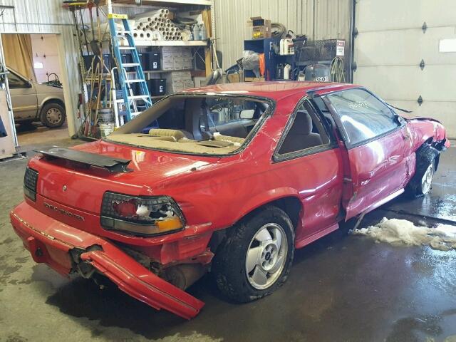 1G2WJ12MXRF327680 - 1994 PONTIAC GRAND PRIX RED photo 4