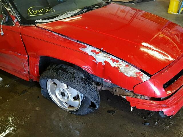 1G2WJ12MXRF327680 - 1994 PONTIAC GRAND PRIX RED photo 9