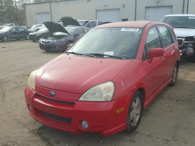 JS2RD41H135200146 - 2003 SUZUKI AERIO SX RED photo 2