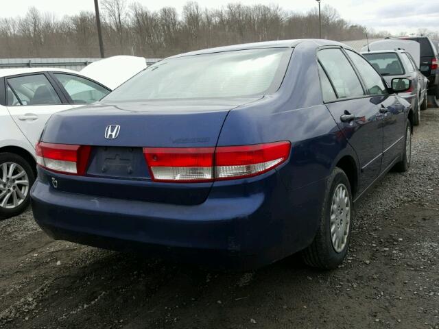 1HGCM55123A107860 - 2003 HONDA ACCORD DX BLUE photo 4