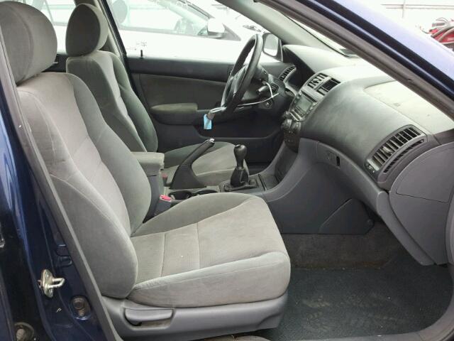 1HGCM55123A107860 - 2003 HONDA ACCORD DX BLUE photo 5