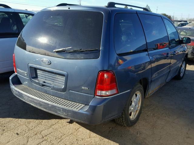 2FMZA52296BA08374 - 2006 FORD FREESTAR S BLUE photo 4