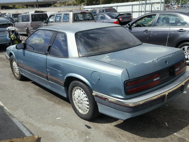 2G4WF15L1R1450948 - 1994 BUICK REGAL GRAN BLUE photo 3