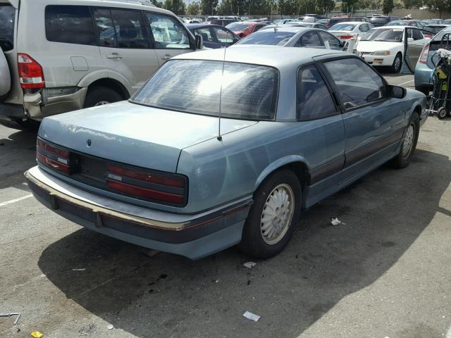 2G4WF15L1R1450948 - 1994 BUICK REGAL GRAN BLUE photo 4