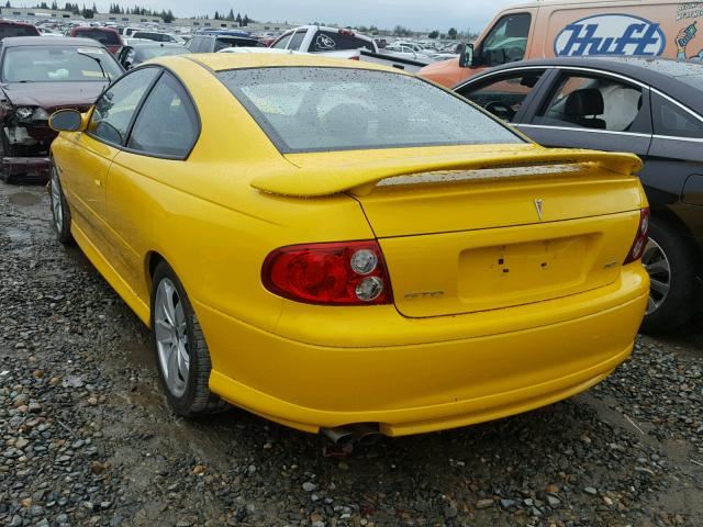 6G2VX12G44L206385 - 2004 PONTIAC GTO YELLOW photo 3