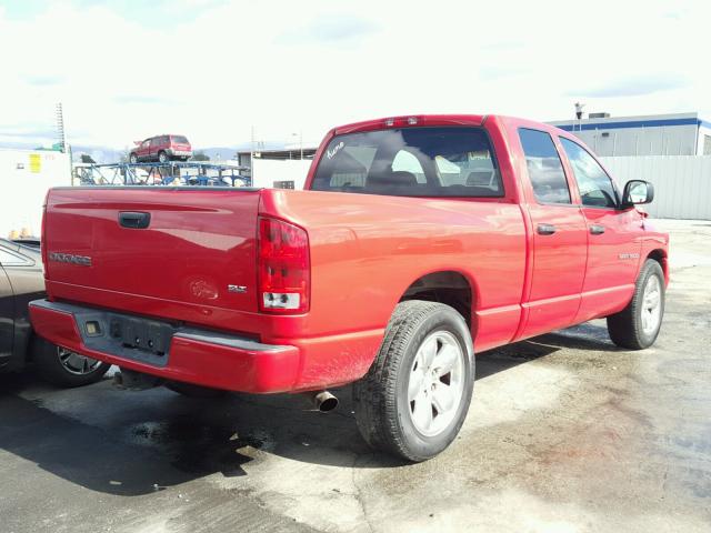 1D7HA18Z43S209782 - 2003 DODGE RAM 1500 S RED photo 4