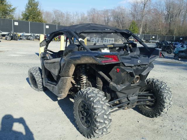 3JBVDAW44HK000374 - 2017 CAN-AM MAVERICK X BLACK photo 3