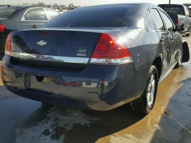 2G1WT57K391322471 - 2009 CHEVROLET IMPALA 1LT GRAY photo 4