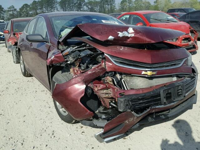 1G1ZB5ST1GF179008 - 2016 CHEVROLET MALIBU LS 栗色 照片 1