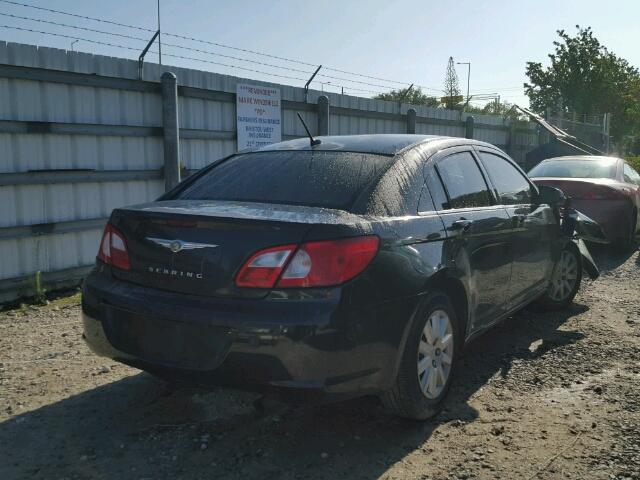 1C3LC46K78N194078 - 2008 CHRYSLER SEBRING LX BLACK photo 4