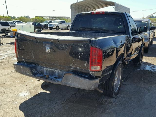 1D7HA16KX6J181695 - 2006 DODGE RAM 1500 S BLACK photo 4