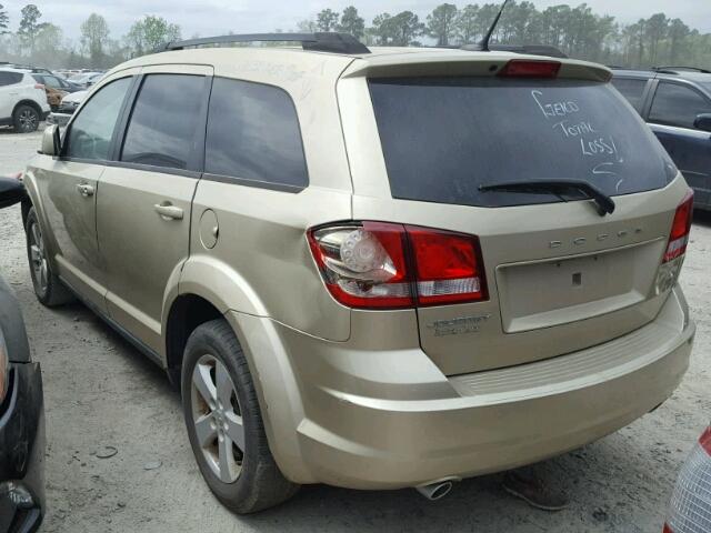 3D4PG1FG9BT514023 - 2011 DODGE JOURNEY MA GOLD photo 3