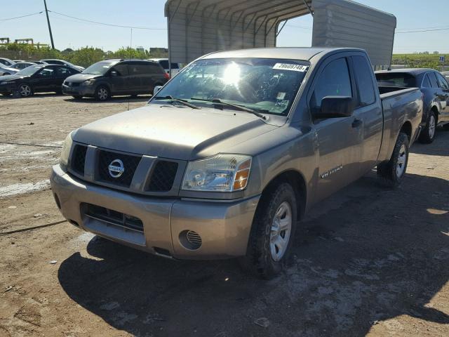 1N6BA06A46N518157 - 2006 NISSAN TITAN XE SILVER photo 2