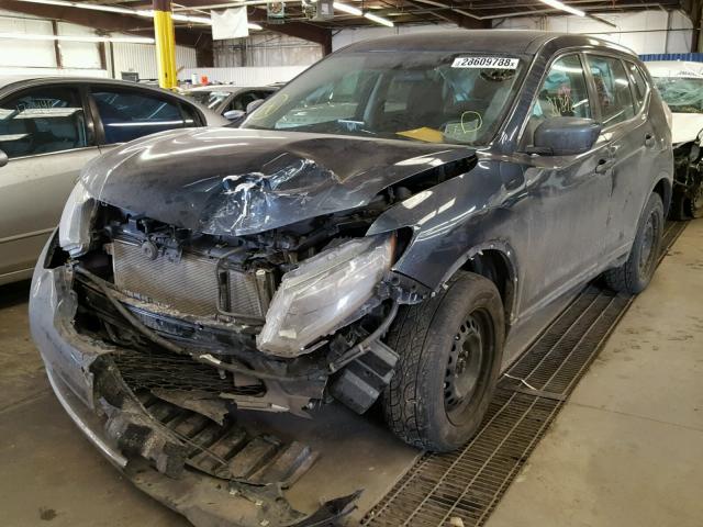 5N1AT2MV8GC765359 - 2016 NISSAN ROGUE S GRAY photo 2