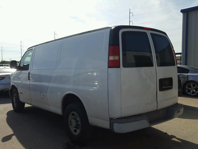 1GCGG25V461185618 - 2006 CHEVROLET EXPRESS G2 WHITE photo 3