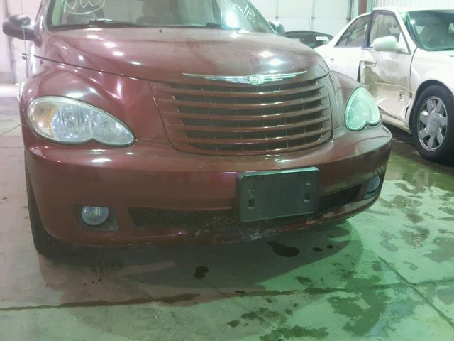 3A8FY58B68T203780 - 2008 CHRYSLER PT CRUISER MAROON photo 9