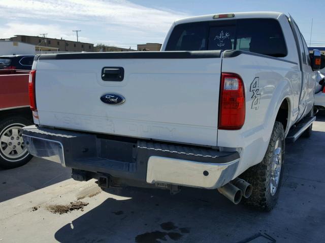 1FT7W2BT2BEB86100 - 2011 FORD F250 SUPER WHITE photo 4