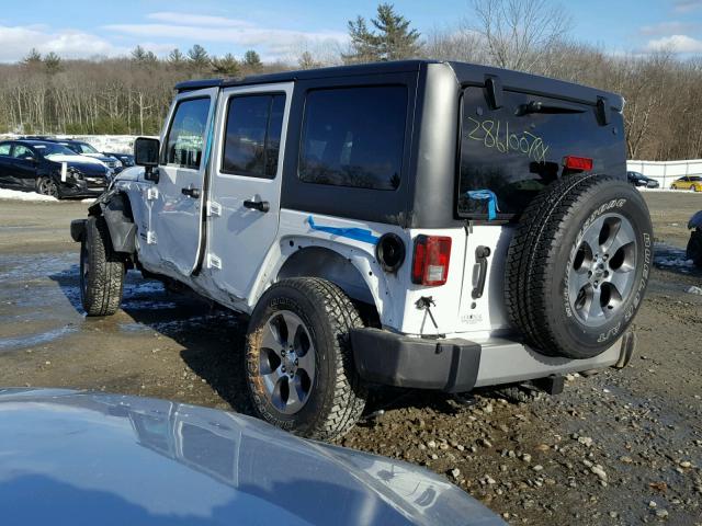 1C4BJWEG9HL619186 - 2017 JEEP WRANGLER U WHITE photo 3