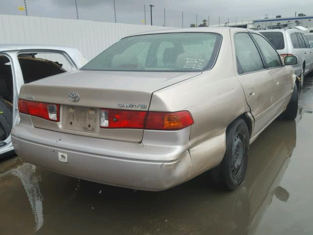 4T1BG22K71U869554 - 2001 TOYOTA CAMRY CE GOLD photo 4