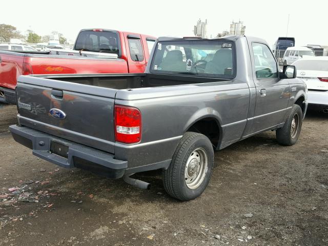 1FTYR10D66PA43341 - 2006 FORD RANGER CHARCOAL photo 4