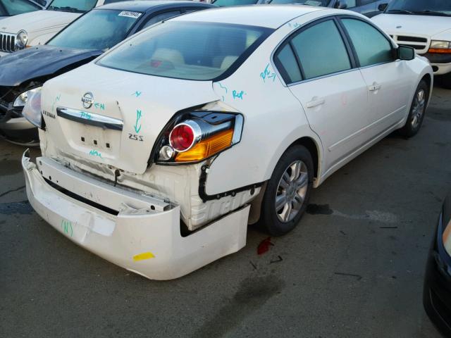 1N4AL2AP7AN440794 - 2010 NISSAN ALTIMA BAS WHITE photo 4