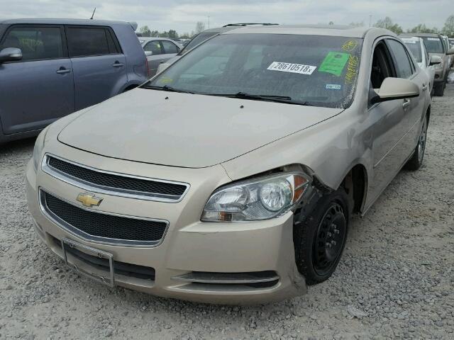1G1ZC5E06AF200277 - 2010 CHEVROLET MALIBU 1LT GOLD photo 2