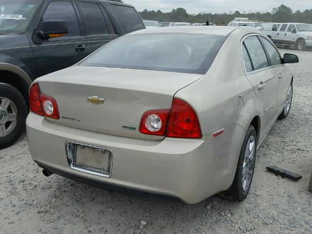 1G1ZC5E06AF200277 - 2010 CHEVROLET MALIBU 1LT GOLD photo 4