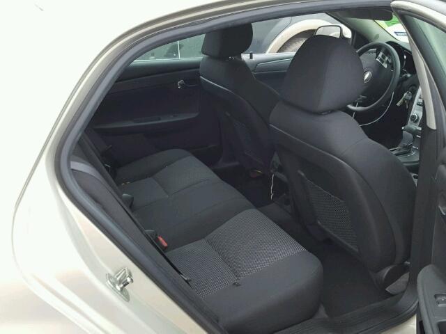 1G1ZC5E06AF200277 - 2010 CHEVROLET MALIBU 1LT GOLD photo 6