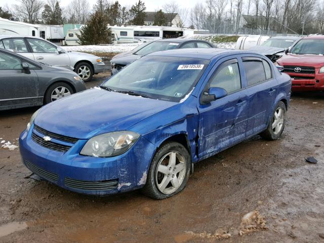 1G1AL55F567645807 - 2006 CHEVROLET COBALT LT BLUE photo 2