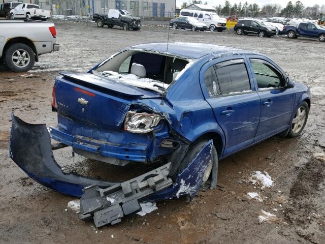 1G1AL55F567645807 - 2006 CHEVROLET COBALT LT BLUE photo 4