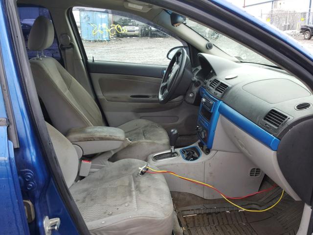 1G1AL55F567645807 - 2006 CHEVROLET COBALT LT BLUE photo 5