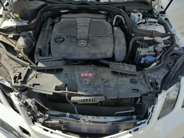 WDDHF5KB4DA696641 - 2013 MERCEDES-BENZ E 350 WHITE photo 7