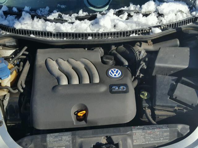 3VWCC21C1YM425919 - 2000 VOLKSWAGEN NEW BEETLE ნაცრისფერი ფოტო 7