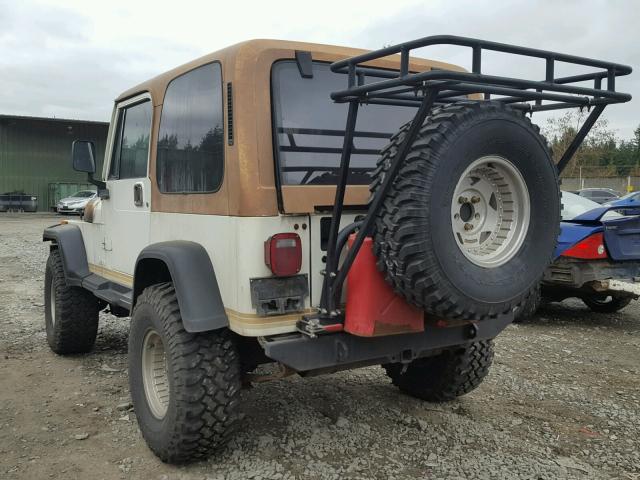 2BCCE8135HB511916 - 1987 JEEP WRANGLER S WHITE photo 3